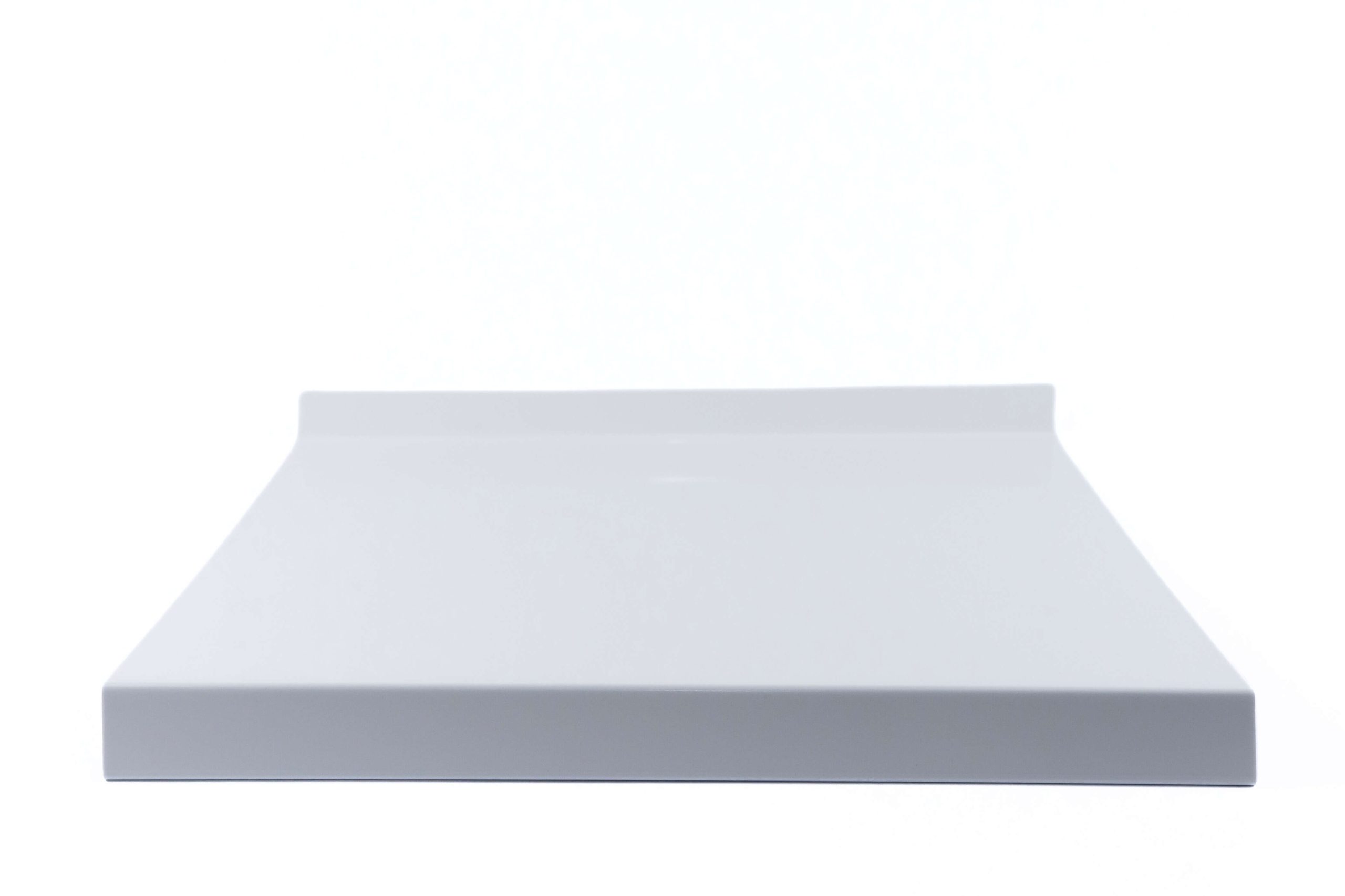 Hliníkový ohýbaný parapet bílý RAL 9016 nos 25mm