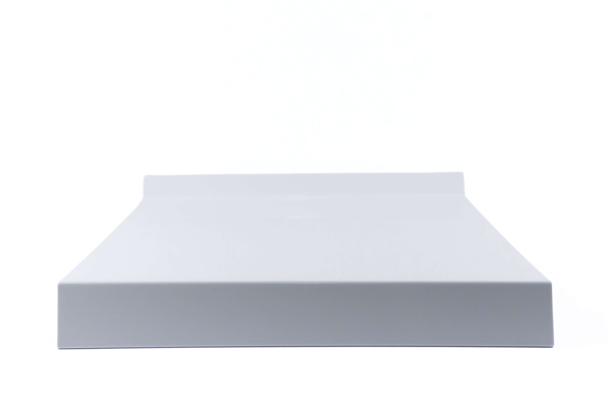Hliníkový ohýbaný parapet bílý RAL 9016 nos 40mm